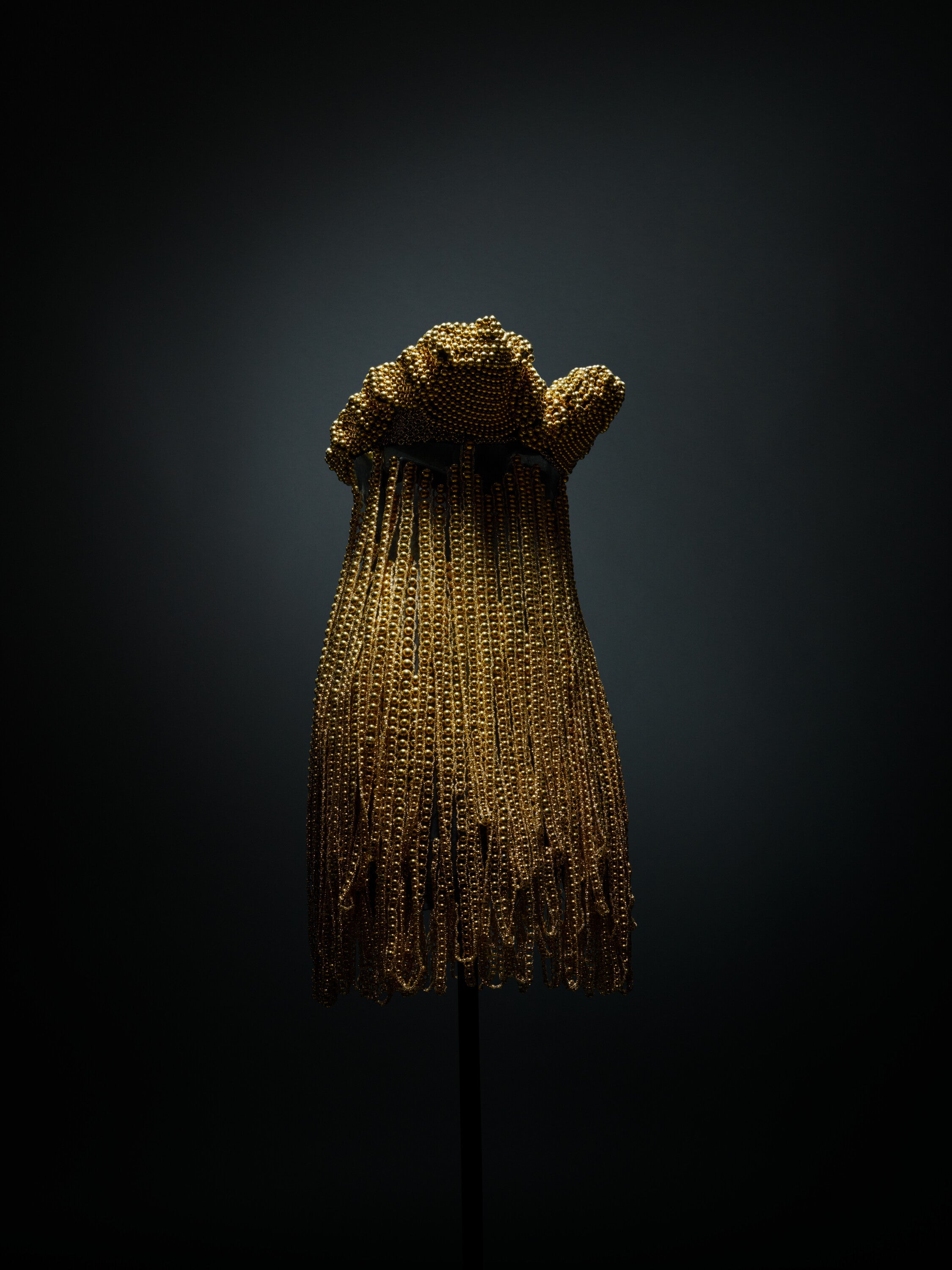 Azzedine Alaïa Spring/Summer 1989 gold-beaded dress