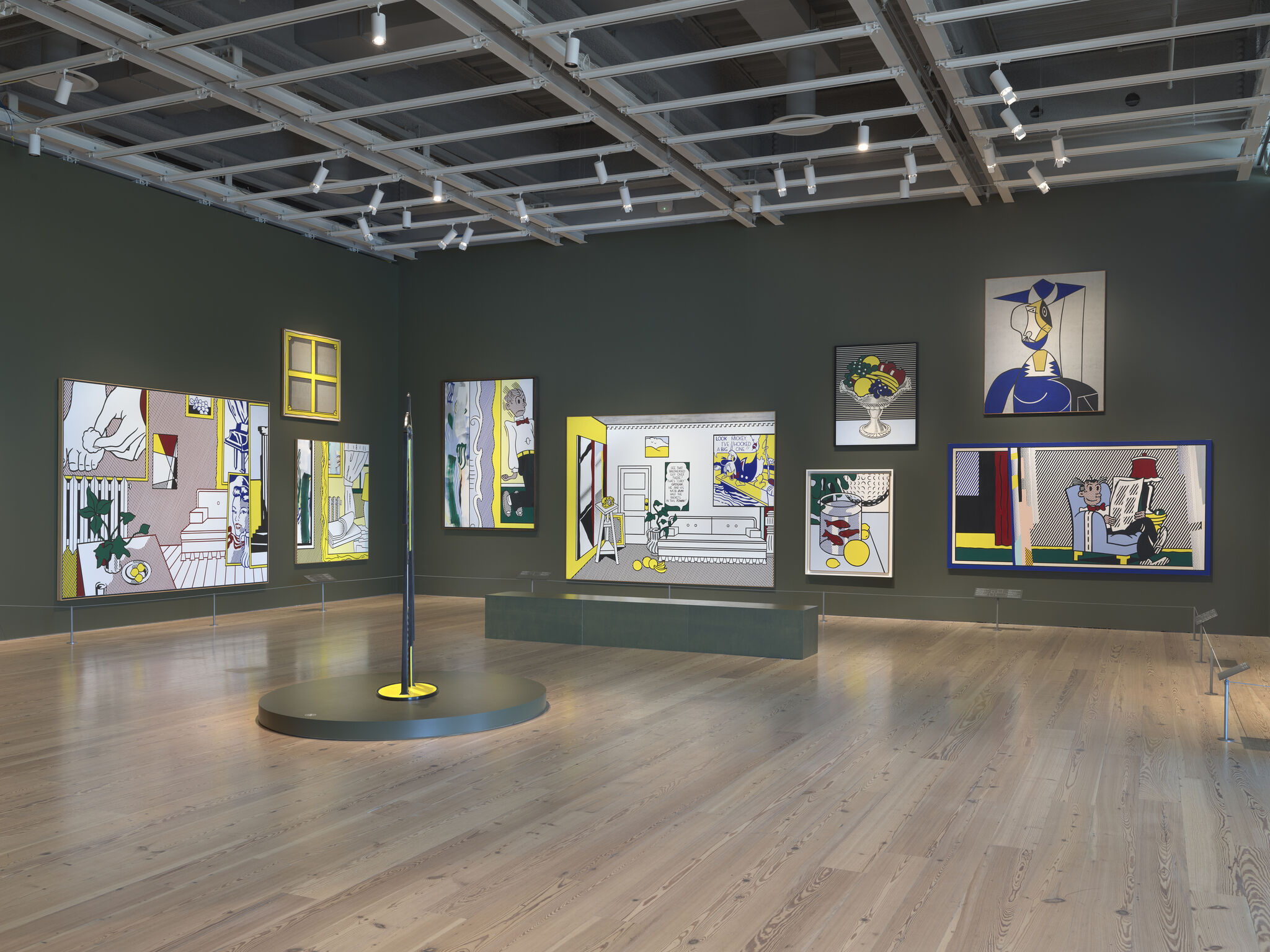 Installation view of Roy Lichtenstein: Like New (Whitney Museum of American Art, New York, October 11, 2026–May 10, 2027). Photograph by Ron Amstutz. Artwork © Estate of Roy Lichtenstein/DACS 2026