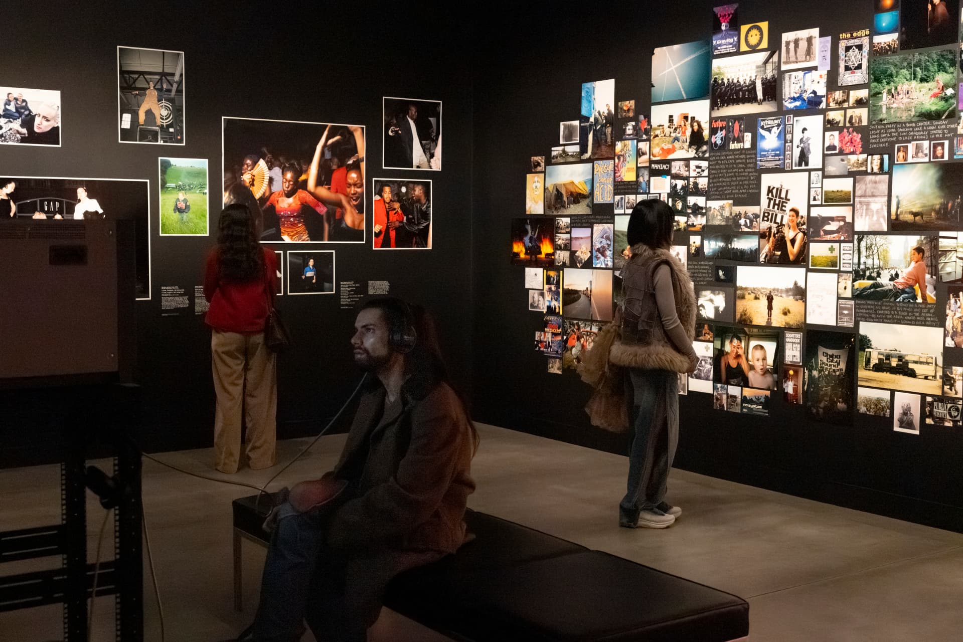 Photography walls in The 90s: Art and Fashion at Tate Britain