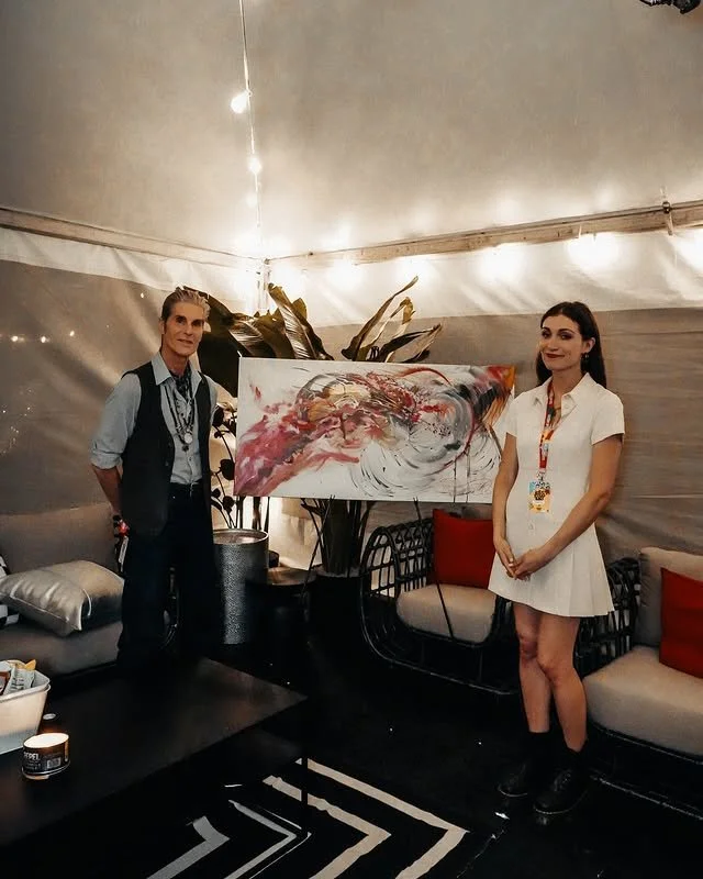 SARAH KRANING TRANSLATES MUSIC INTO COLOR AT LOLLAPALOOZA