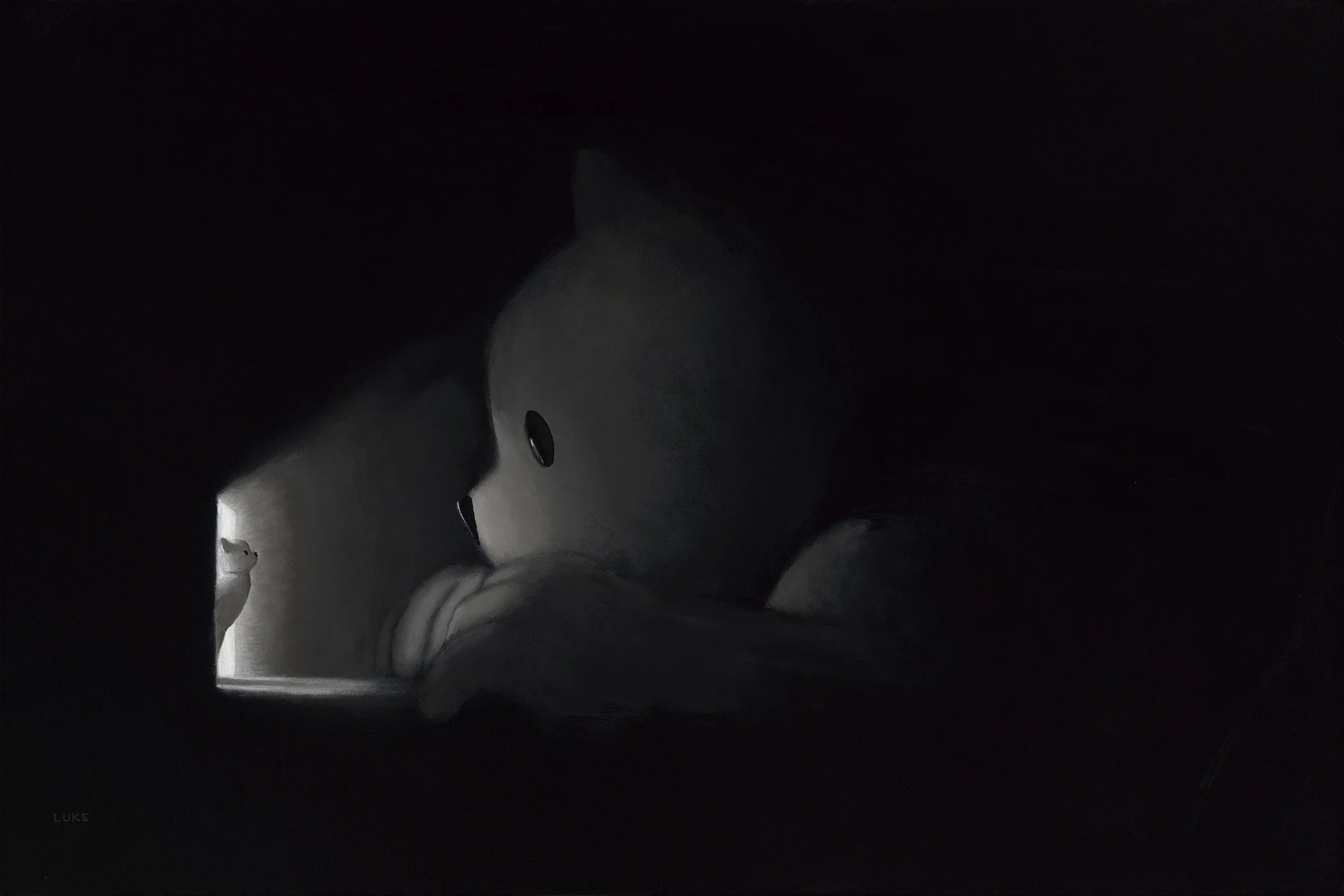 “PEERING THROUGH THE DARKNESS” LUKE CHUEH