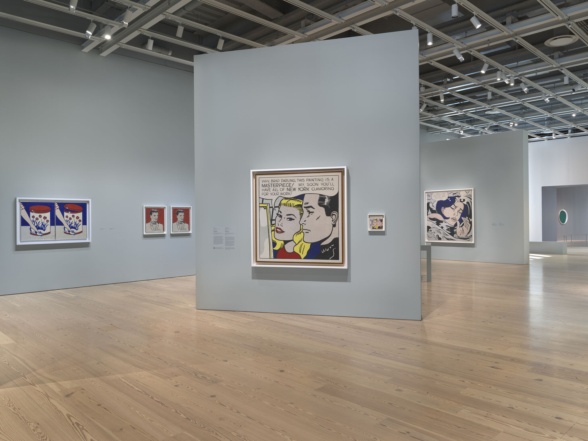 Installation view of Roy Lichtenstein: Like New (Whitney Museum of American Art, New York, October 11, 2026–May 10, 2027). Photograph by Ron Amstutz. Artwork © Estate of Roy Lichtenstein/DACS 2026