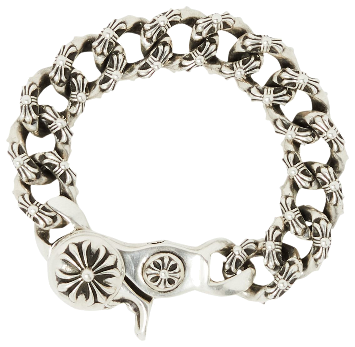 Buy Chrome Hearts Bracelet 'Silver' - 1383 100000606B SILV | GOAT CA