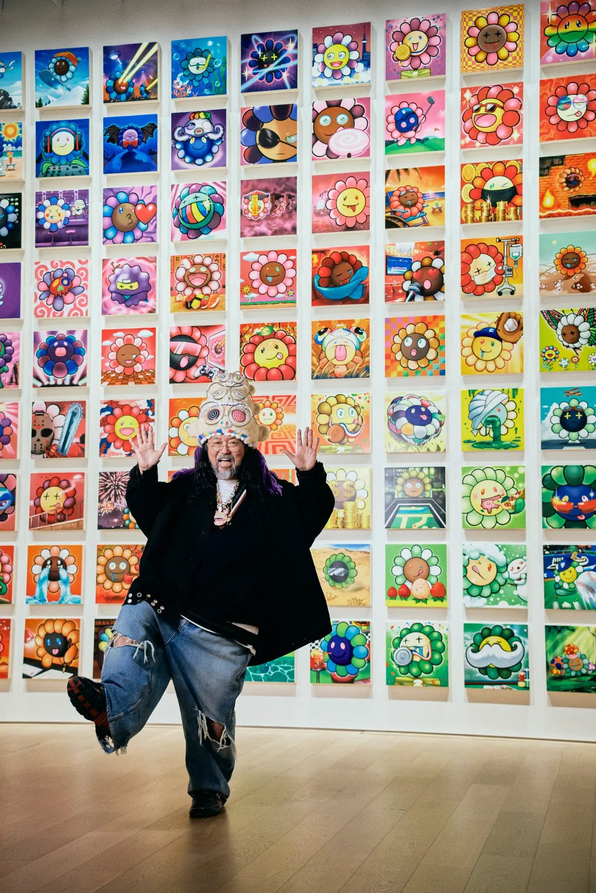 "TAKASHI MURAKAMI “STEPPING ON THE TAIL OF A RAINBOW”