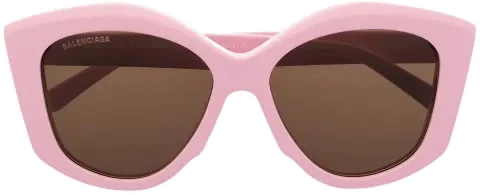 Balenciaga Eyewear Dynasty Oversized geometric-frame Sunglasses - Farfetch