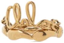 Chloé Chloé Iconic Double Ring | Gold | FARFETCH CA