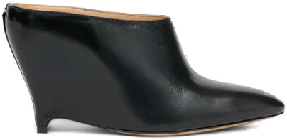 Maison Margiela pointed-toe Wedge Mules | Black | FARFETCH CA