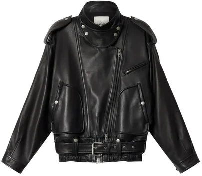 ISABEL MARANT Farza Jacket | Black | FARFETCH CA