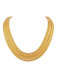 1980s graduated chain necklace